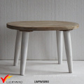 Oval forma de madera de madera Footstool